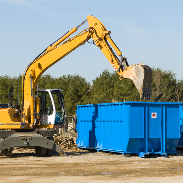 can i choose the location where the residential dumpster will be placed in New Castle New Hampshire